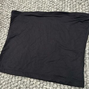 Boston Proper Black Nylon Swim Skirt